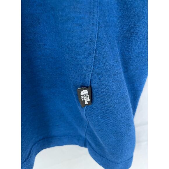 The North Face Men's polo short sleeve pocket cotton blend, blue, size Large - Picture 3 of 8